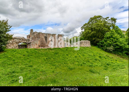 Norham Castle und Umgebung, Norham, Northumberland Stockfoto