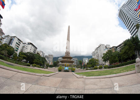 Caracas, Venezuela. Altamira Plaza Altamira, Plaza Francia. Stockfoto