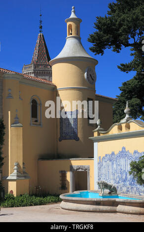 Portugal, Cascais, Condes de Castro Guimarães Museum, Stockfoto