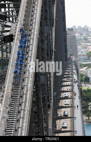 Australien, NEW SOUTH WALES, Sydney, Sydney Harbour Bridge Climb Stockfoto