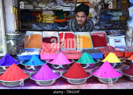 Devaraja Market in Mysore, Indien Stockfoto