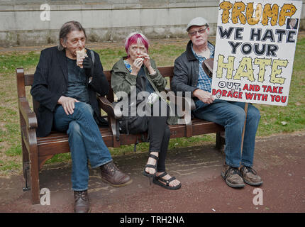 Stop Trumpf - Demonstration, London 2019 Stockfoto