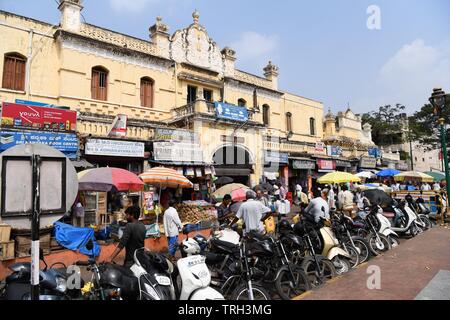 Devaraja Market in Mysore, Indien Stockfoto