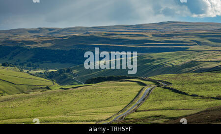 Hooksbank und Wharfedale, Kettlewell, Yorkshire Dales National Park, England, Großbritannien Stockfoto