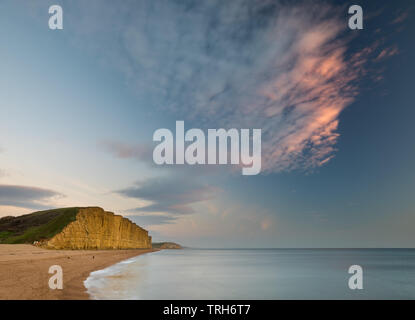 Osten Klippen, West Bay, die Jurassic Coast, Dorset, England, Großbritannien Stockfoto