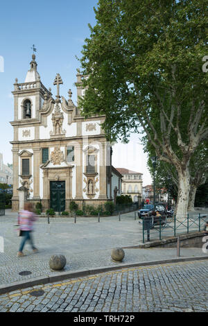 Igreja de Sao Pedro, Vila Real, Portugal Stockfoto