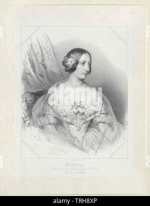 Alexandrine, Prinzessin von Baden, Additional-Rights - Clearance-Info - Not-Available Stockfoto