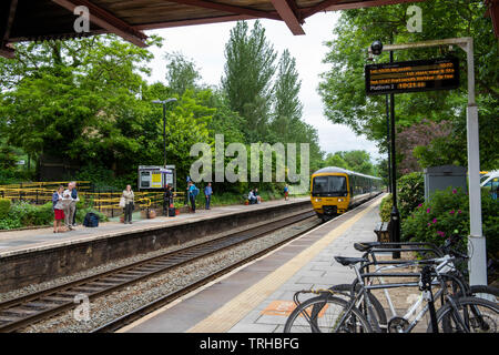 Bradford on Avon Bahnhof, West Wiltshire, England, Großbritannien Stockfoto