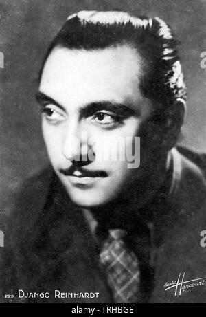 DJANGO REINHARDT (1910-1953), belgisch-französische Gitarrist Stockfoto