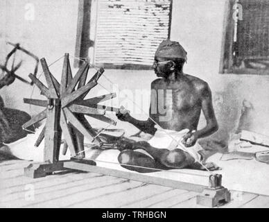 MAHATMA Gandhi (1869-1948), Indischer Rechtsanwalt und politischer Aktivist Stockfoto