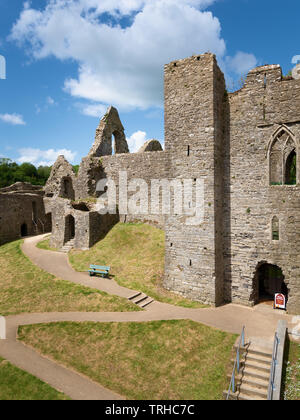 Oystermouth Castle, Wales, Großbritannien Stockfoto