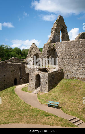 Oystermouth Castle, Wales, Großbritannien Stockfoto