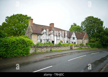 Mary Arden's Farm, auch als Mary Arden's House, in Wilmcote Nr Stratford-upon-Avon, Großbritannien bekannt. Juni 2019. Stockfoto