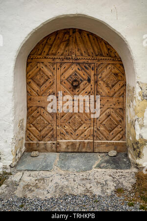 alte Holztür Stockfoto