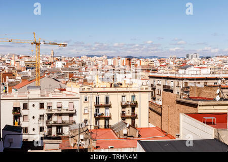 Auf der Suche nach L'Hospitalet de Llobregat, Barcelona, Stockfoto