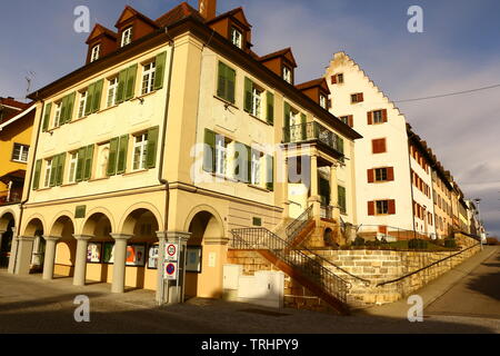 Historisches Gebäude im Zentrum von Donaueschingen im Schwarzwald Stockfoto