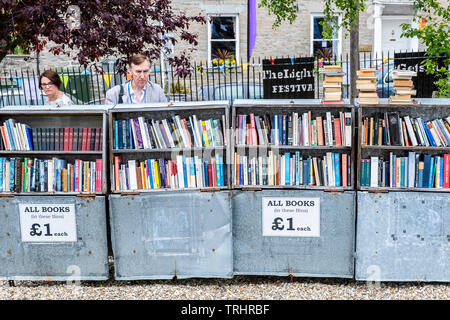 Heu Cinema Bookshop, Heu auf Wye, Wales Stockfoto