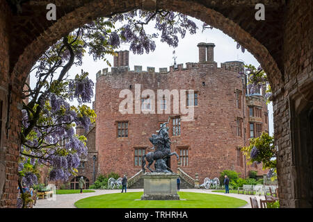 Powis Castle, Wales Stockfoto