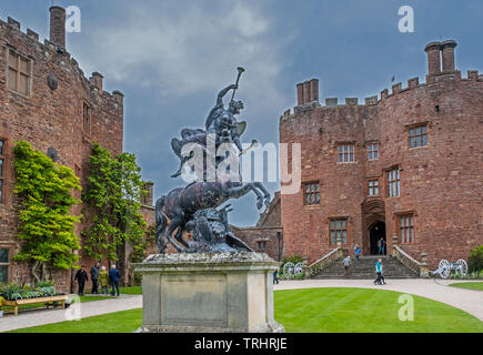 Powis Castle, Wales Stockfoto