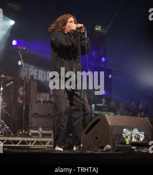 Drehkreuz live beim Slam Dunk Festival 2019 Stockfoto