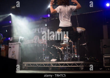 Drehkreuz live beim Slam Dunk Festival 2019 Stockfoto