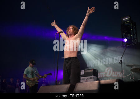 Drehkreuz live beim Slam Dunk Festival 2019 Stockfoto