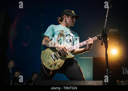 Drehkreuz live beim Slam Dunk Festival 2019 Stockfoto