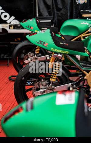 Moto Paton, leichte Motorrad aus Italien, Isle of Man TT Straße Rennen, Mountain Course, 2019 Stockfoto