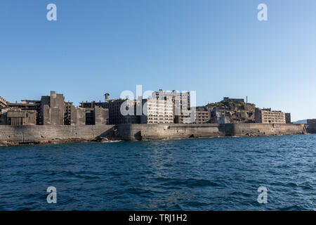 Gunkanjima/Hashima Insel/Island, Nagasaki, Japan Stockfoto