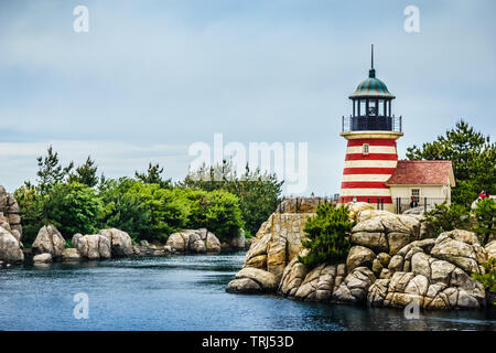 Tokyo, Japan - 9. Mai 2019: Tokyo Disney Sea ist eine Fantasy Themenpark in Tokyo Disney Resort. Durch die Mythen und Legenden des Meeres inspiriert. Stockfoto