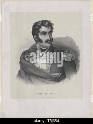 Bolivar, Simon, Additional-Rights - Clearance-Info - Not-Available Stockfoto