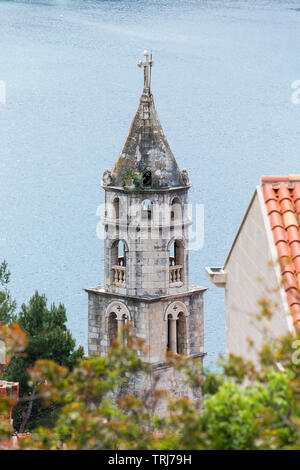 03. Mai 2019, Cavtat, Kroatien. Kirche Maria Schnee. Stockfoto