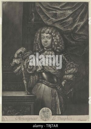 Ludwig, Fürst von Frankreich, 1661-1711, Dauphin de Viennois, Additional-Rights - Clearance-Info - Not-Available Stockfoto