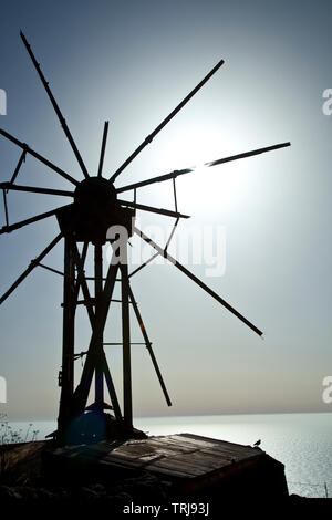 Molino de Gofio. Pueblo Santo Domingo de Garafía. Isla La Palma. Pronvincia Santa Cruz. Islas Canarias. España Stockfoto