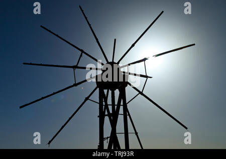 Molino de Gofio. Pueblo Santo Domingo de Garafía. Isla La Palma. Pronvincia Santa Cruz. Islas Canarias. España Stockfoto