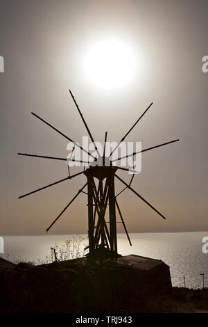 Molino de Gofio. Pueblo Santo Domingo de Garafía. Isla La Palma. Pronvincia Santa Cruz. Islas Canarias. España Stockfoto