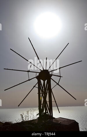 Molino de Gofio. Pueblo Santo Domingo de Garafía. Isla La Palma. Pronvincia Santa Cruz. Islas Canarias. España Stockfoto