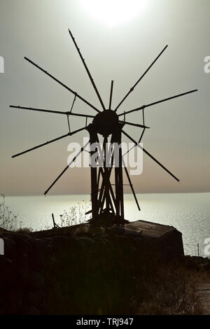 Molino de Gofio. Pueblo Santo Domingo de Garafía. Isla La Palma. Pronvincia Santa Cruz. Islas Canarias. España Stockfoto