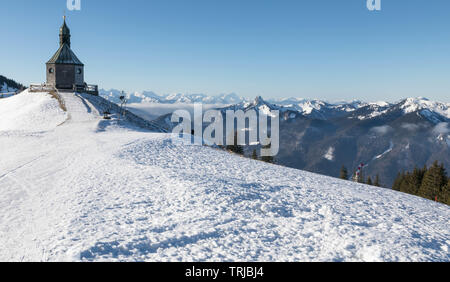 Kirche, Wallberg, Rottach-Egern, Bayern, Süddeutschland, Deutschland Stockfoto