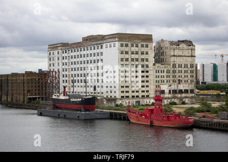 Millennium Mühlen in Silvertown, London Stockfoto