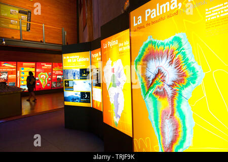 Centro de Visitantes Parque Nacional de La Caldera de Taburiente. Isla La Palma. Provincia Santa Cruz. Islas Canarias. España Stockfoto