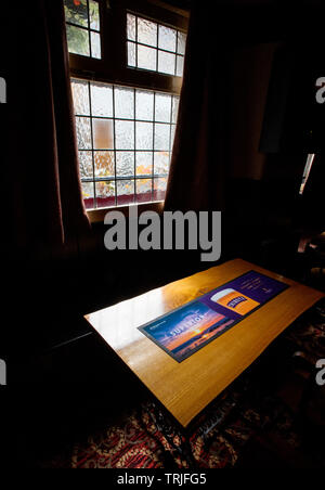 Die Union Inn Mortonhampstead Dartmoor England UK. Mai 2019 Die Union Inn ist eine traditionelle Taverne mit einer mehrere Jahrhunderte zurückreichende Geschichte. Ich Stockfoto