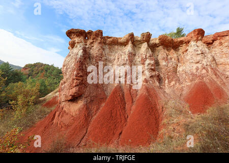 Die "Vallee des Heiligen" ist ein berühmter geologischen Formation, in der Auvergne, Frankreich Stockfoto