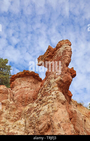 Die "Vallee des Heiligen" ist ein berühmter geologischen Formation, in der Auvergne, Frankreich Stockfoto