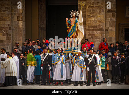 Italien Abruzzen Lanciano: Ostersonntag - Processione del'Incontro dei Santi Stockfoto