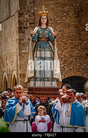 Italien Abruzzen Lanciano: Ostersonntag - Processione del'Incontro dei Santi Stockfoto