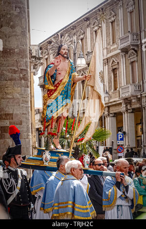 Italien Abruzzen Lanciano: Ostersonntag - Processione del'Incontro dei Santi Stockfoto