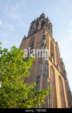 Onze Lieve Vrouwetoren-Innere-Stadt Amersfoort, Niederlande Stockfoto