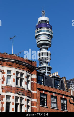 Der BT Communications Tower, London Stockfoto