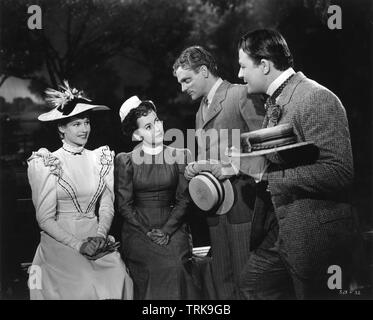 RITA HAYWORTH OLIVIA de Havilland James Cagney und JACK CARSON in der ROTBLOND Direktor 1941 Raoul Walsh Warner Bros. Stockfoto